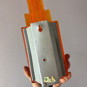 Wandlampe orange von Claus Bolby für Cebo