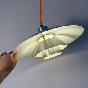 Lamellenlampe PH4/3 silber gebürstet von Poul Henningsen für Louis Poulsen