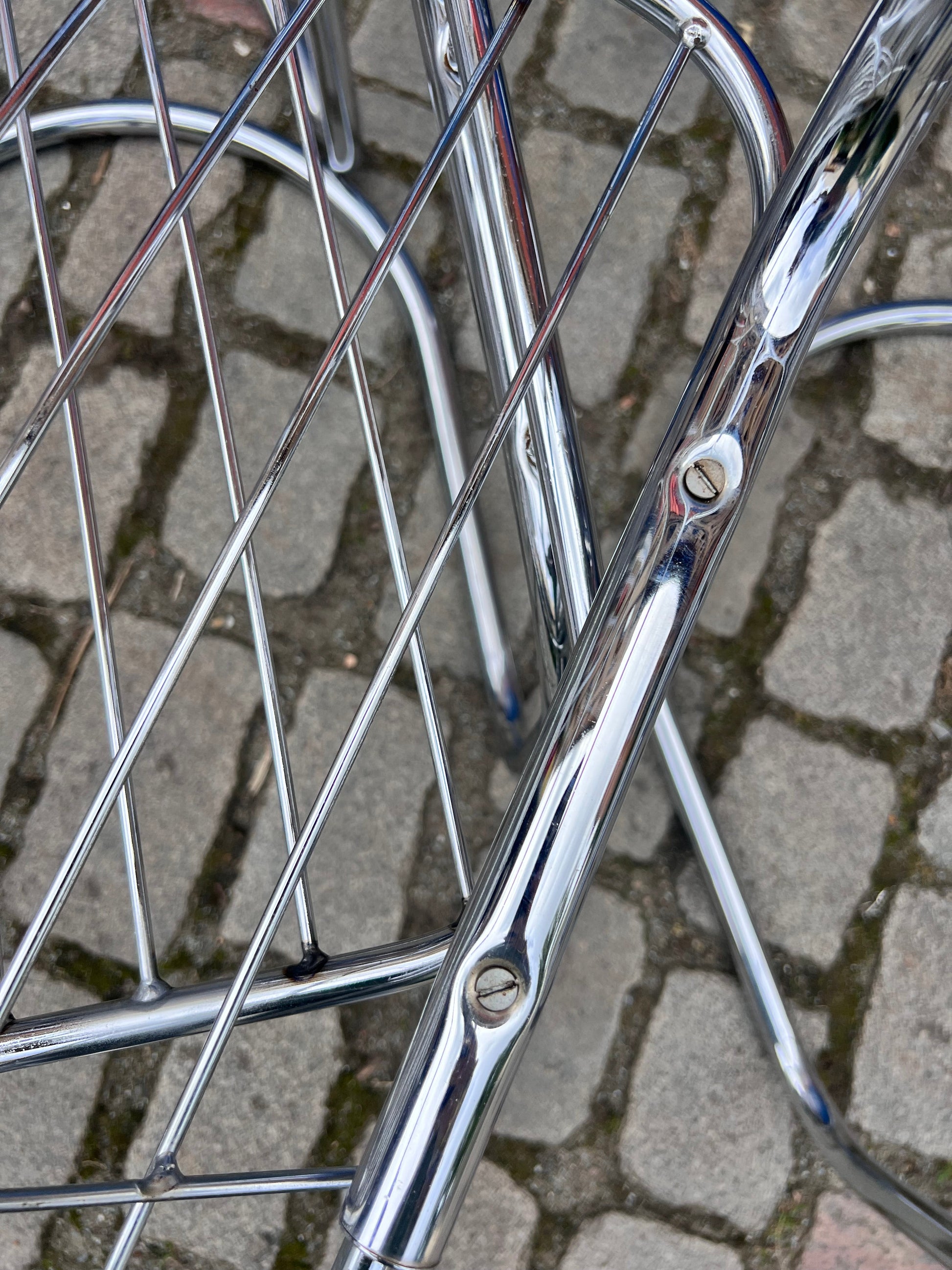 Freischwinger Chrom von Gastone Rinaldi