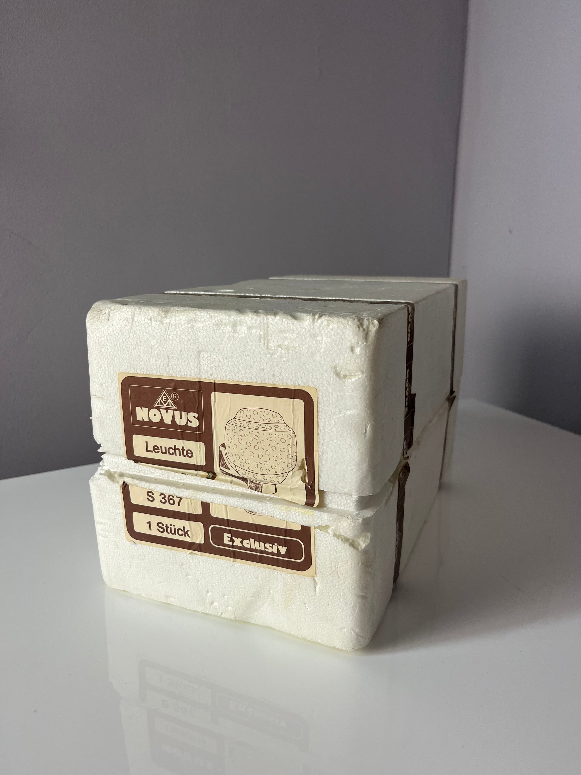 Wandlampe Einschlussglas Chrom von Novus in Originalverpackung