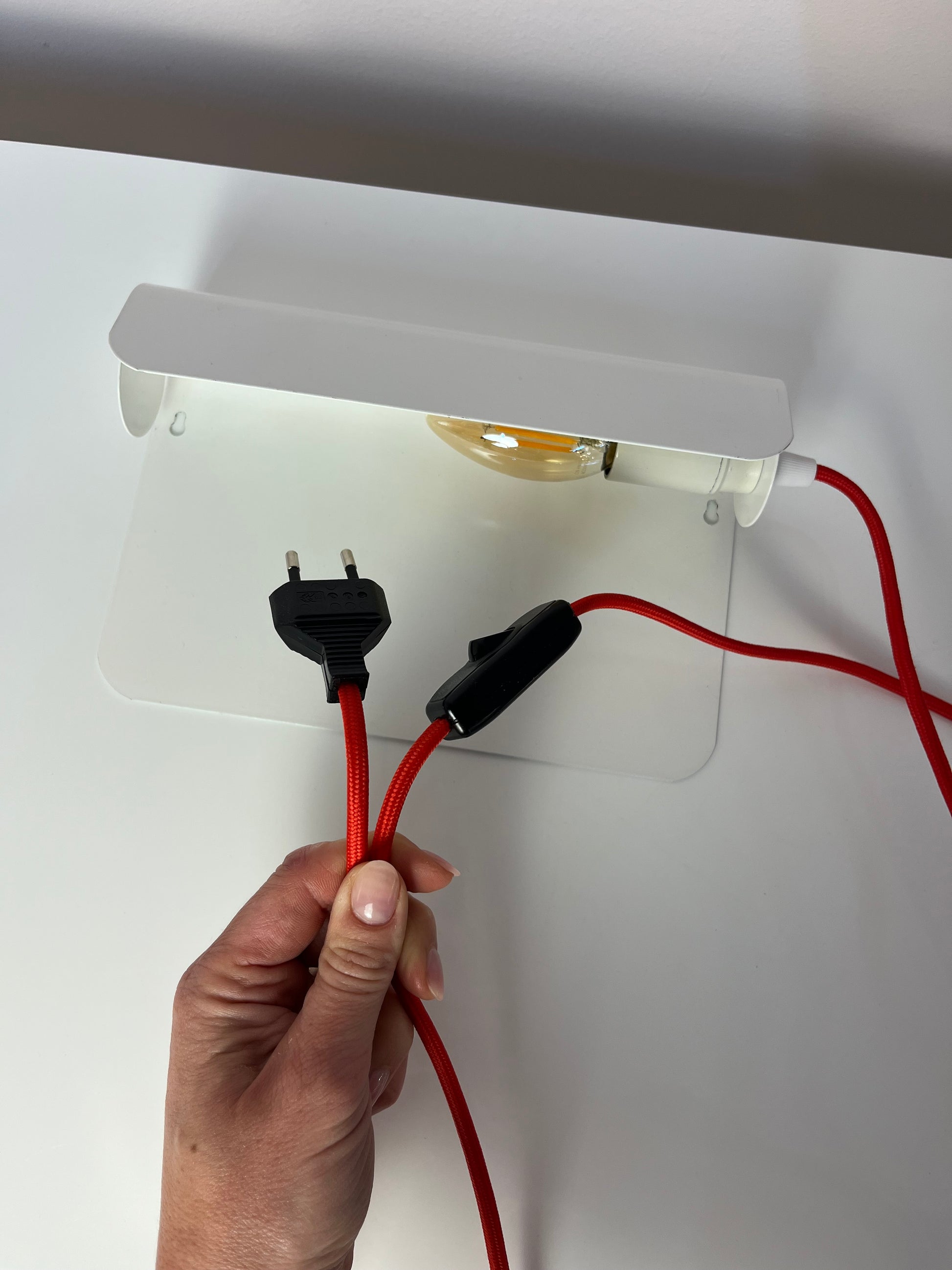 Wandlampe Typ 107 weiß von Darø