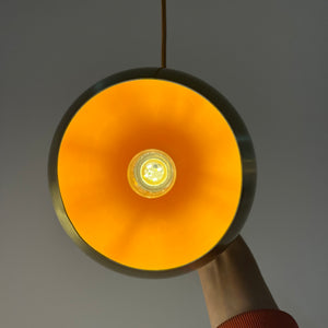 Kugellampe gold aus Dänemark
