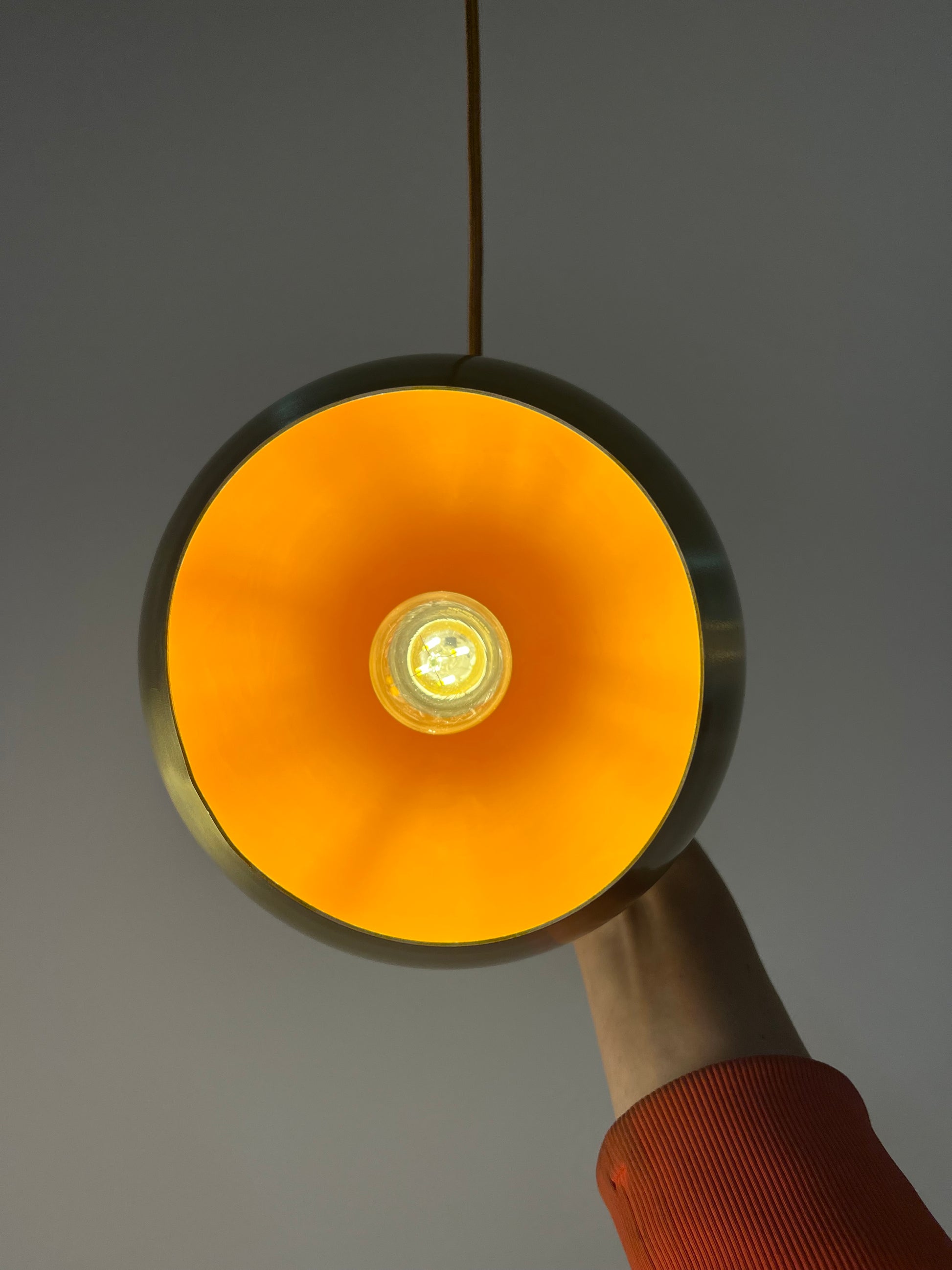 Kugellampe gold aus Dänemark