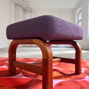 Hocker lila Teak von Preben Schou