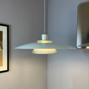 Lamellenlampe weiß silber von Design Light