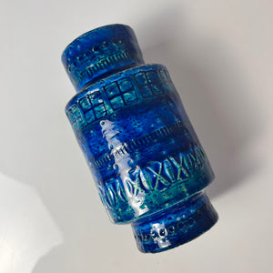 Vase Serie Rimini Blu von Aldo Londi für Bitossi