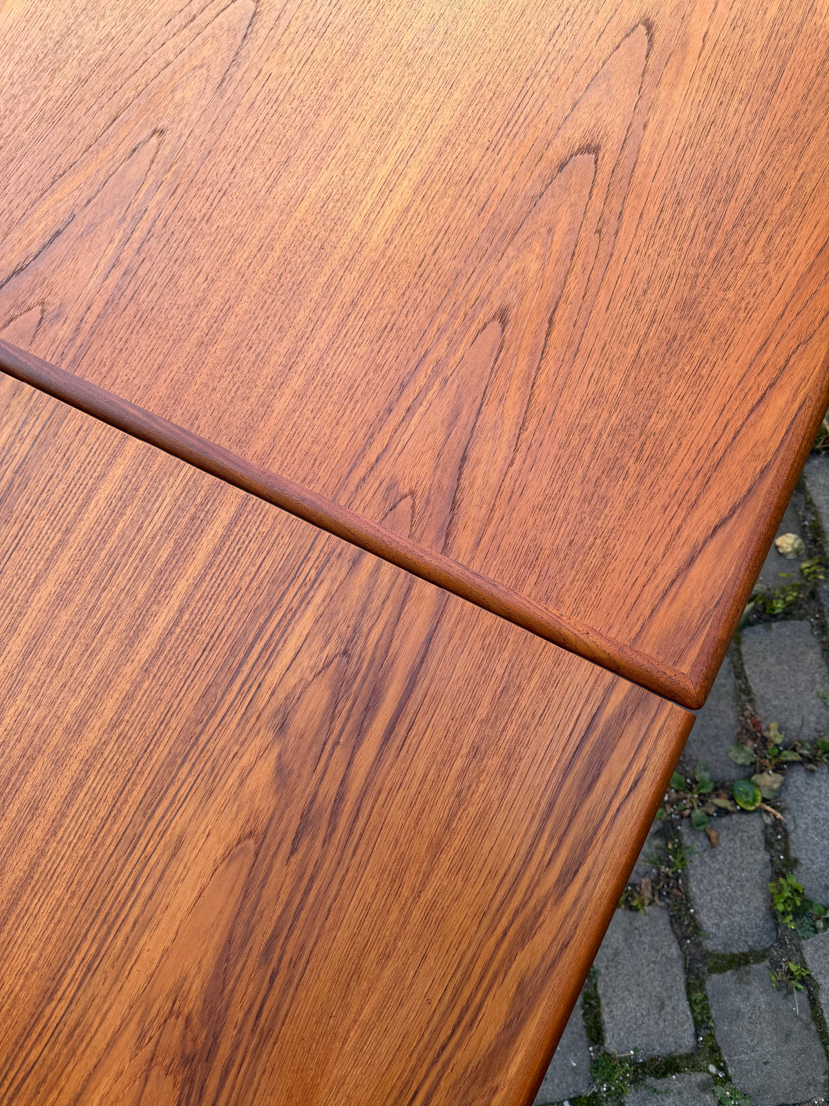 Ausziehbarer Esstisch Teak aus Dänemark