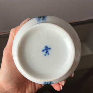 Set: Teekanne und Zuckerdose Form F PoP Art blau weiß von Fürstenberg