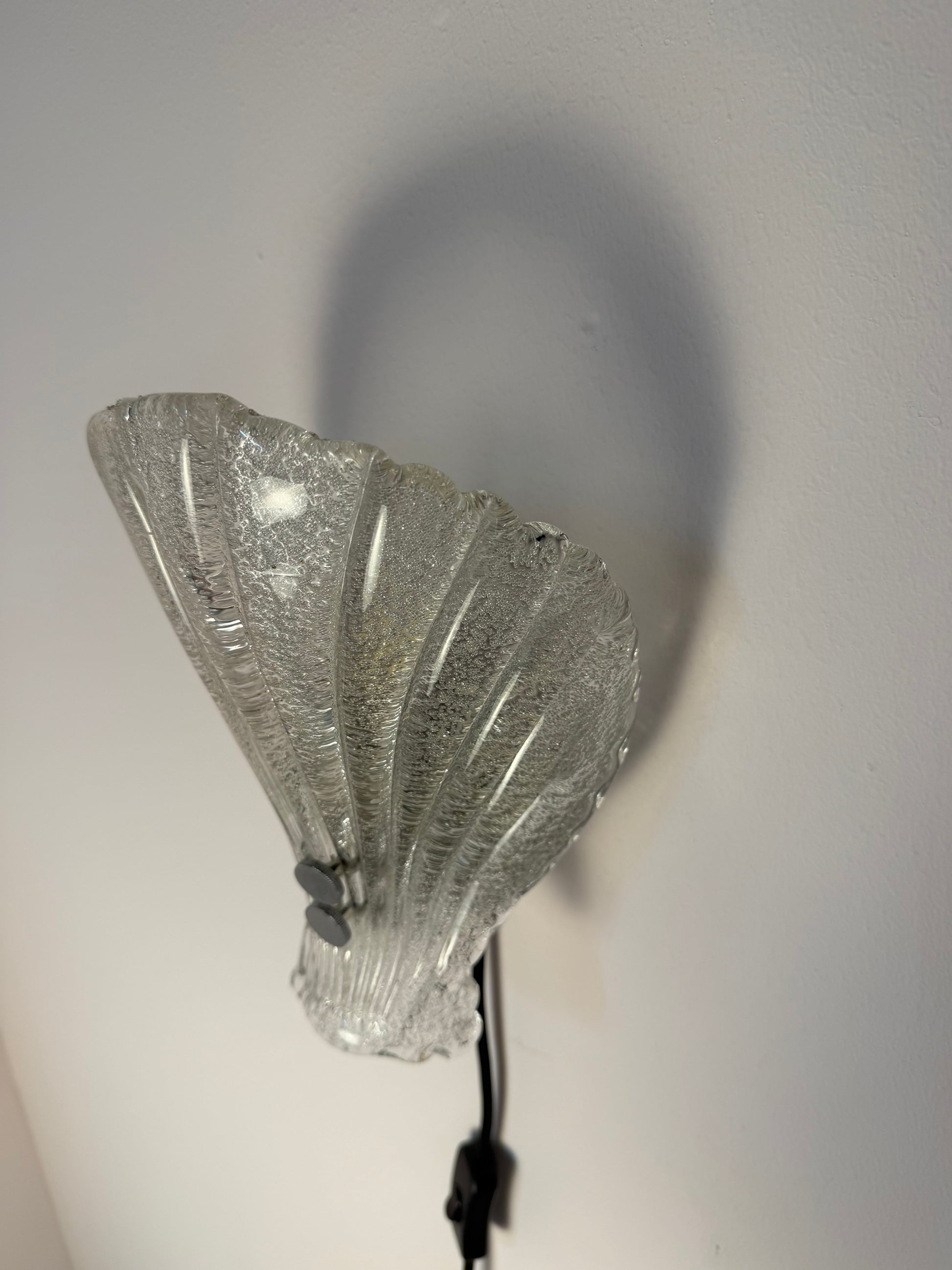 Wandlampe Muschel Glas von Sölken