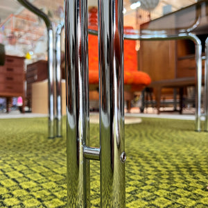 Couchtisch Glas & Chrom