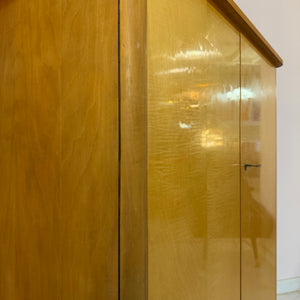 Kleiderschrank Ahorn mit Schloss aus Deutschland