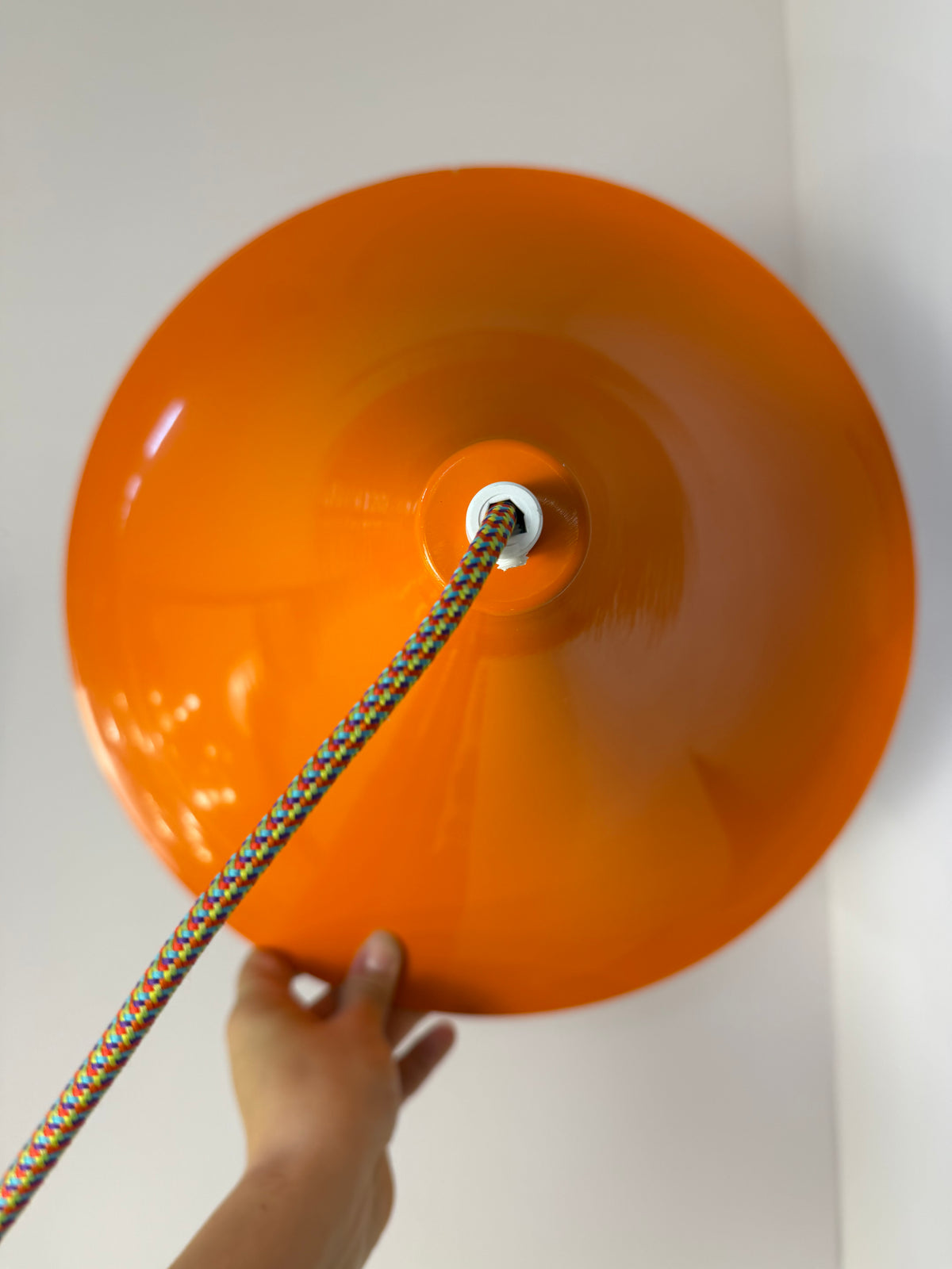 Trompetenlampe orange aus Dänemark