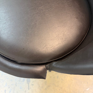 Cone Chair braunes Kunstleder von Verner Panton