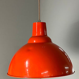 Hängelampe orange/rot aus Dänemark