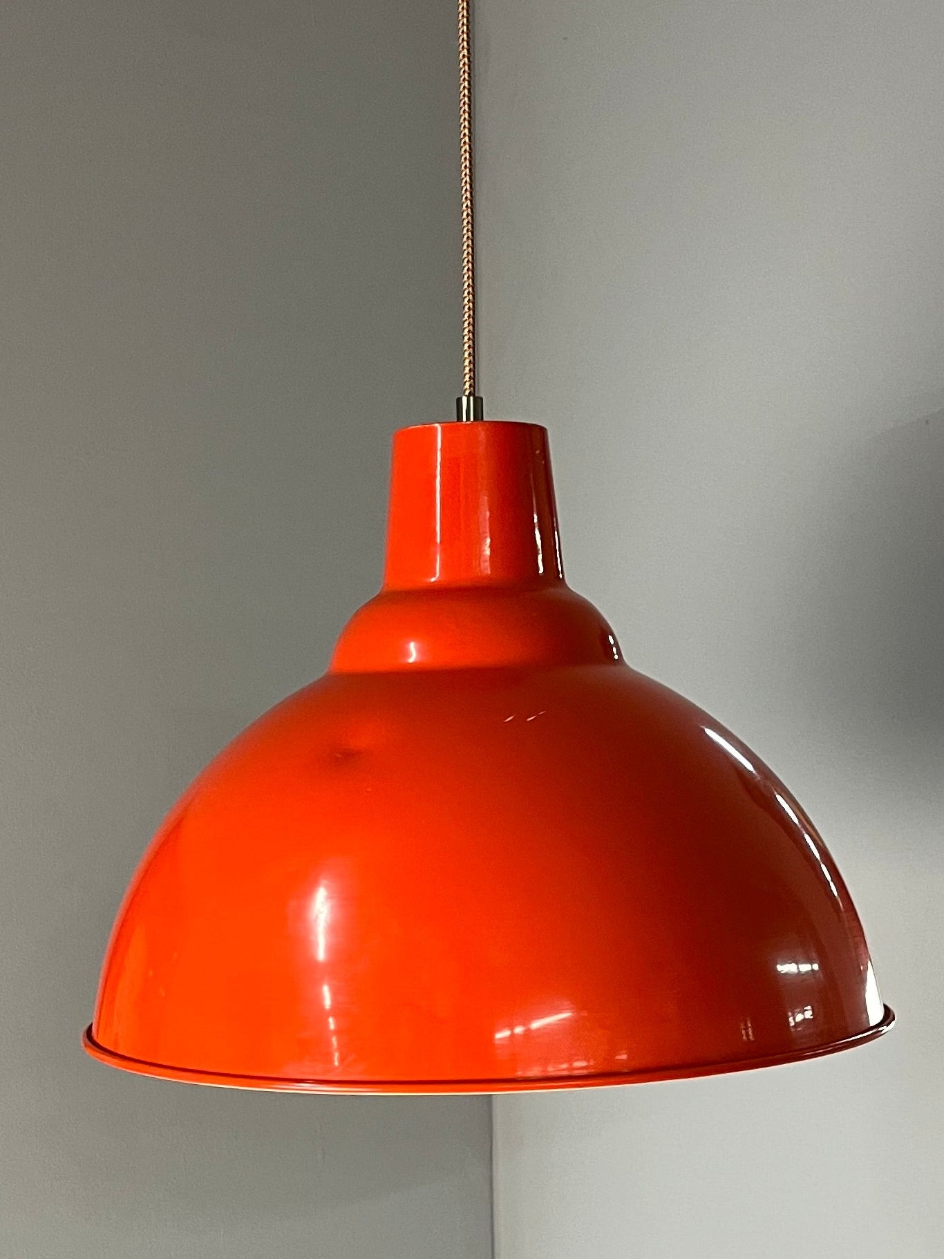 Hängelampe orange/rot aus Dänemark