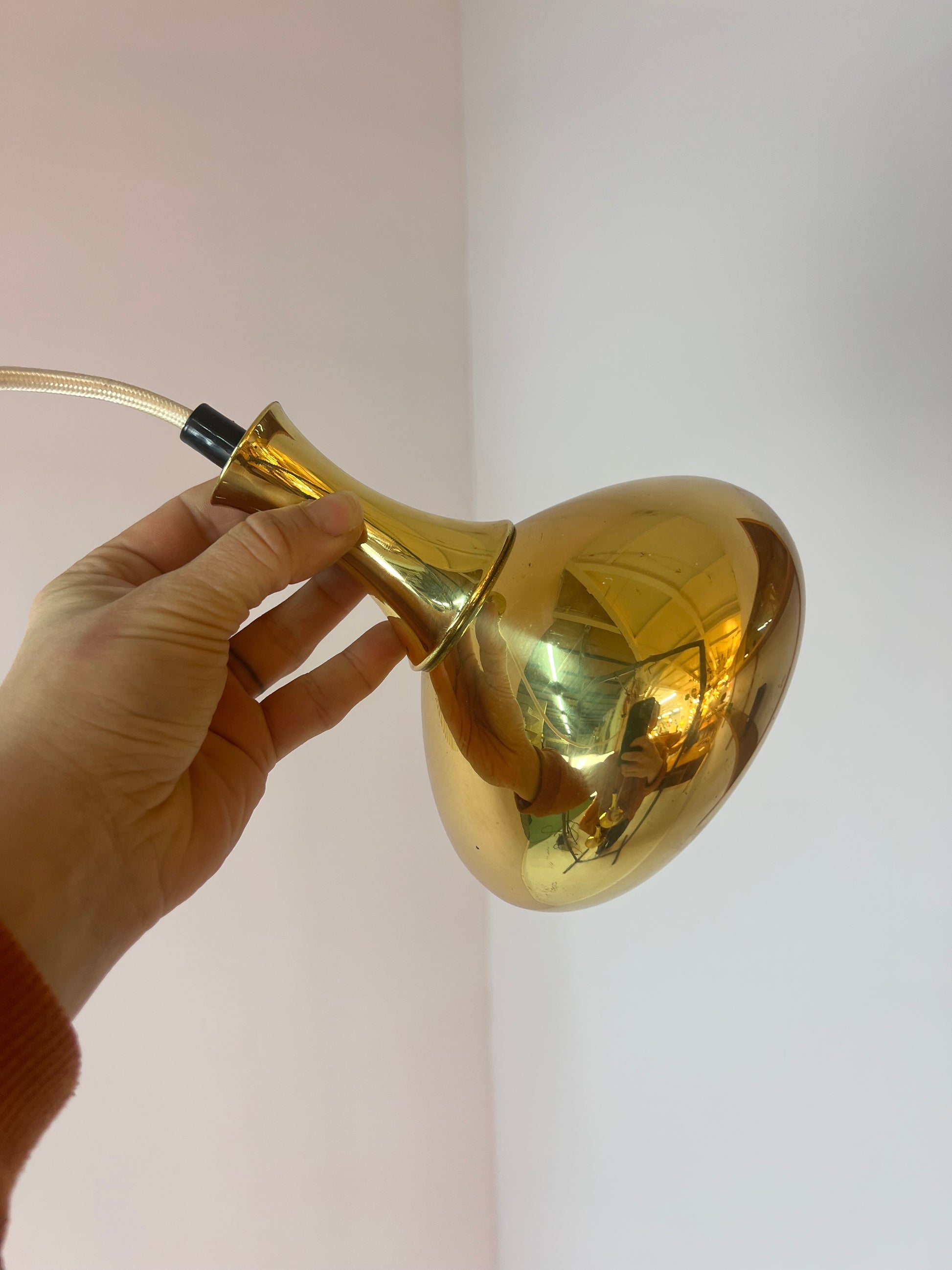 Hängelampe Messing von Scandi Lamp