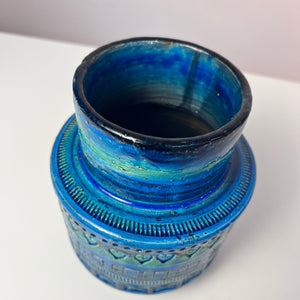 Vase Serie Rimini Blu von Aldo Londi für Bitossi