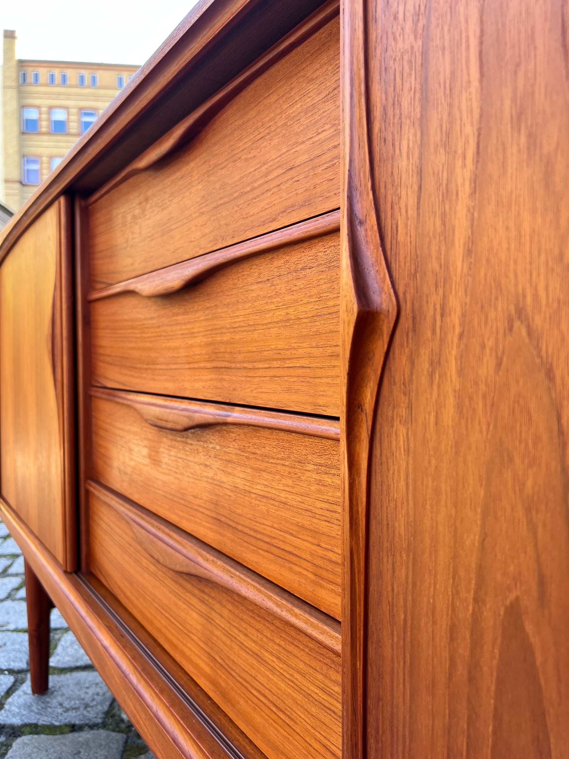 Sideboard Teak von Heinrich Riestenpatt für rt Möbel