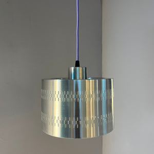 Hängelampe silber Aluminium aus Dänemark