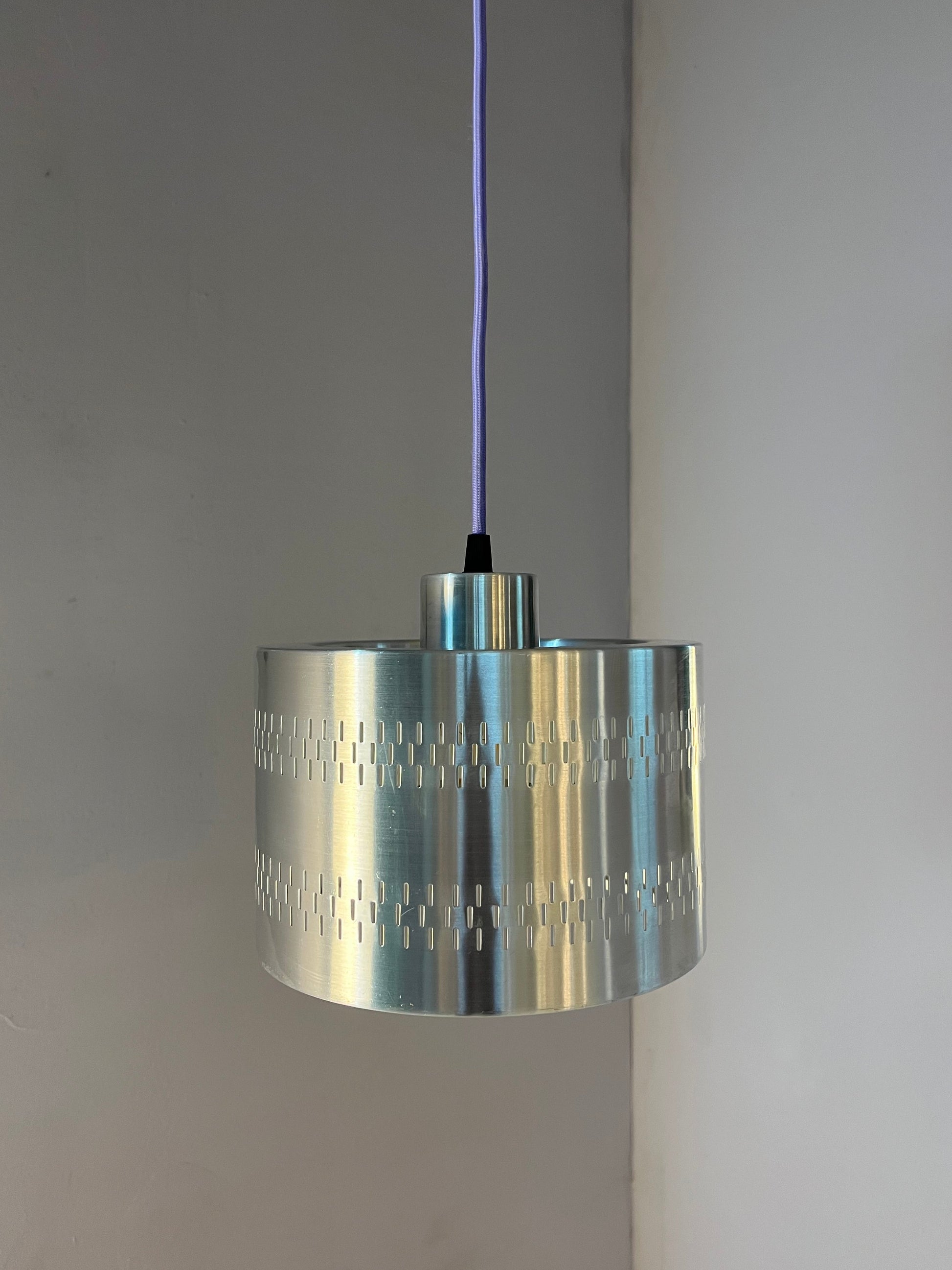 Hängelampe silber Aluminium aus Dänemark