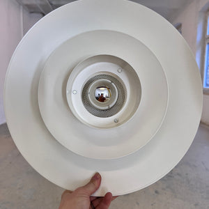Lamellenlampe Modell Leto cremeweiß von Top Lamper