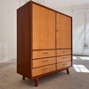 Wäscheschrank Modell Herrenkommode von Gebr. Lübke