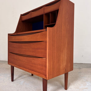 Sekretär Teak mit Schminktisch & Spiegel aus Dänemark