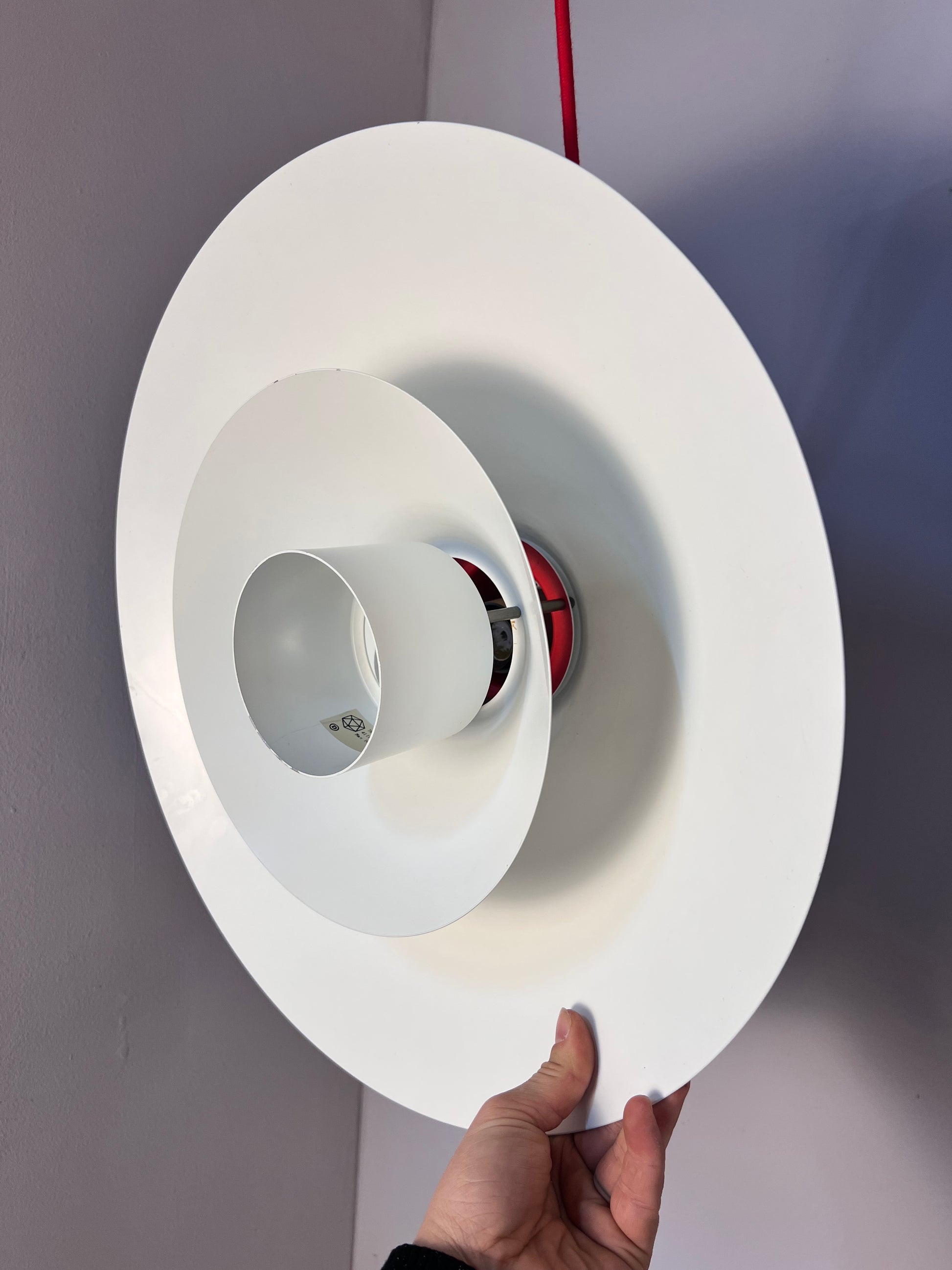 Lamellenlampe Trapez von Christian Hvidt für Nordisk Solar