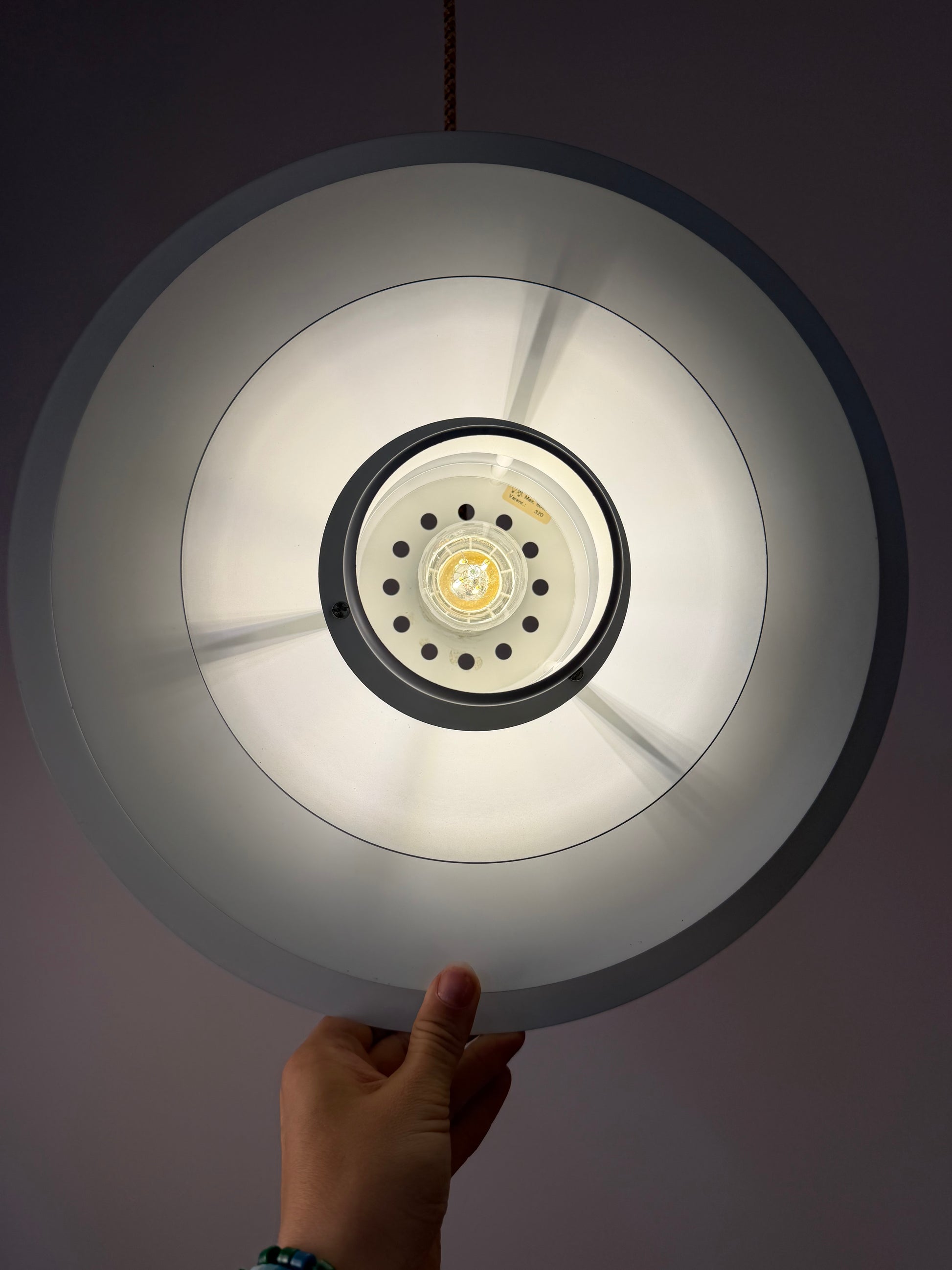 Lamellenlampe weiß von Top Lamper