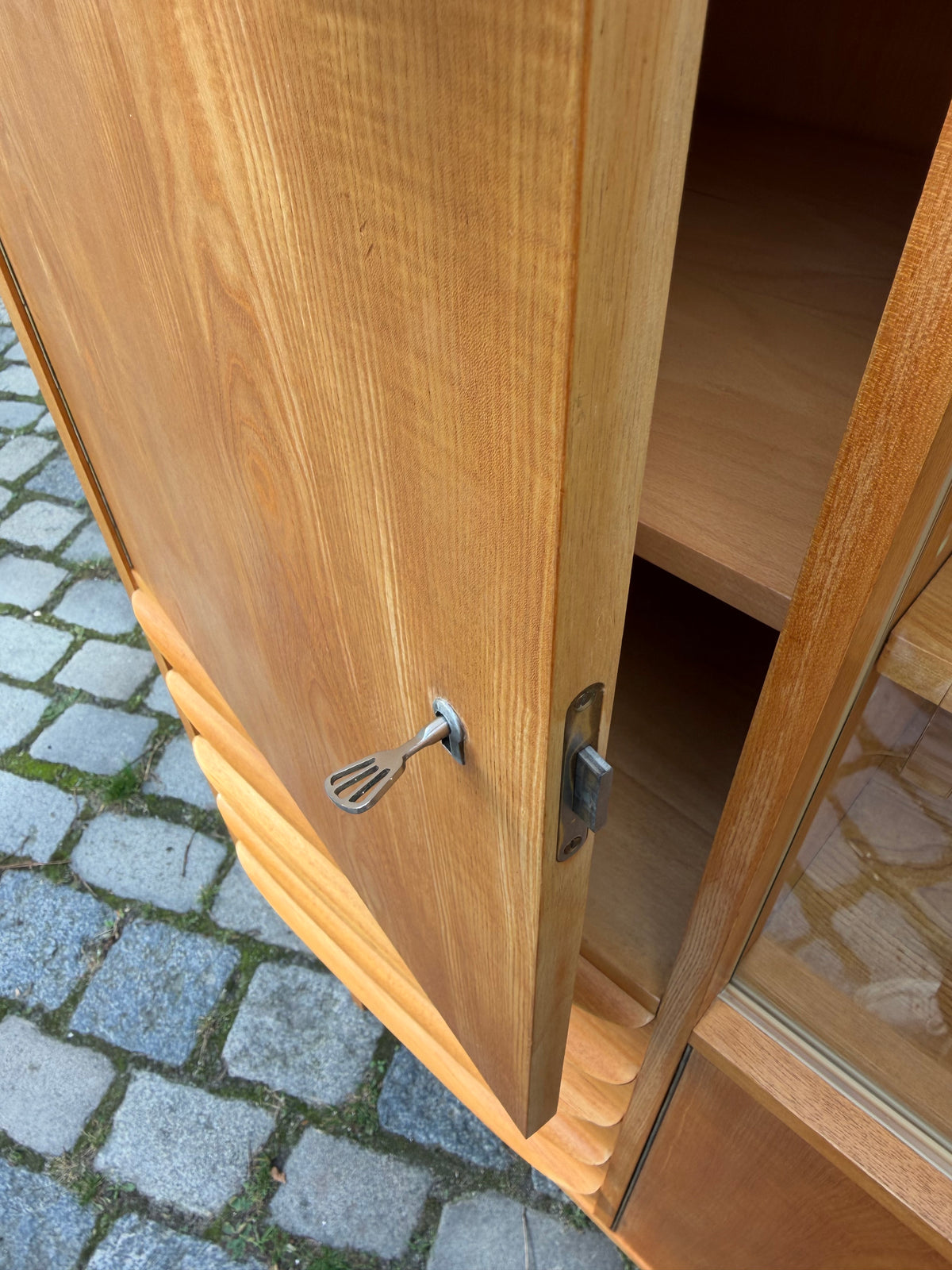 Highboard Typ 602/G Esche von Franz Ehrlich für Hellerau