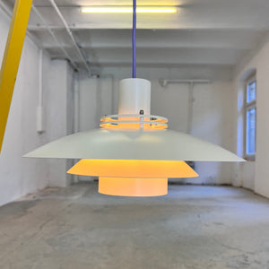 Lamellenlampe Modell Leto cremeweiß von Top Lamper