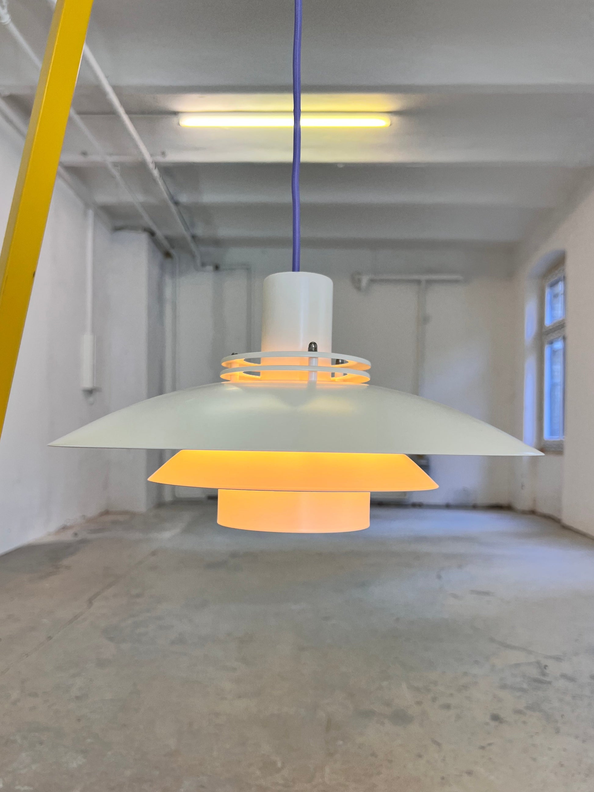 Lamellenlampe Modell Leto cremeweiß von Top Lamper