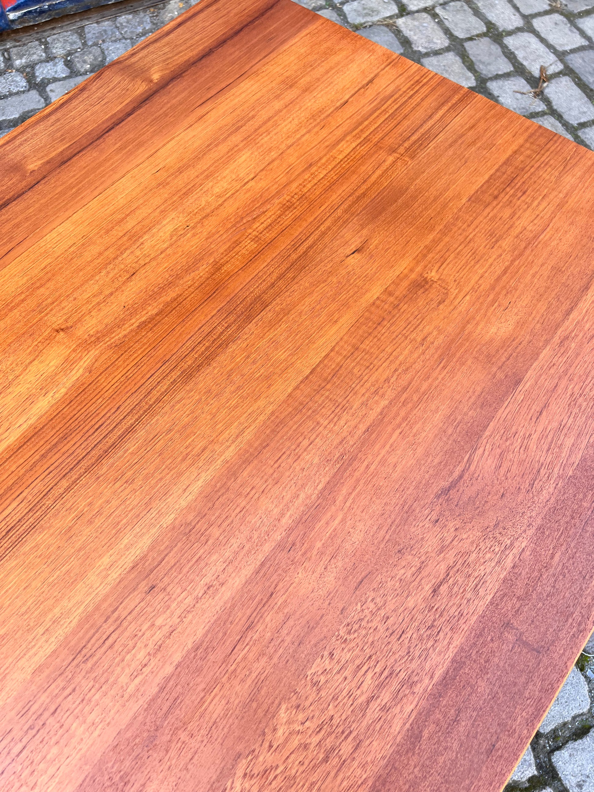 Esstisch Teak Vollholz mit eingehängter Platte