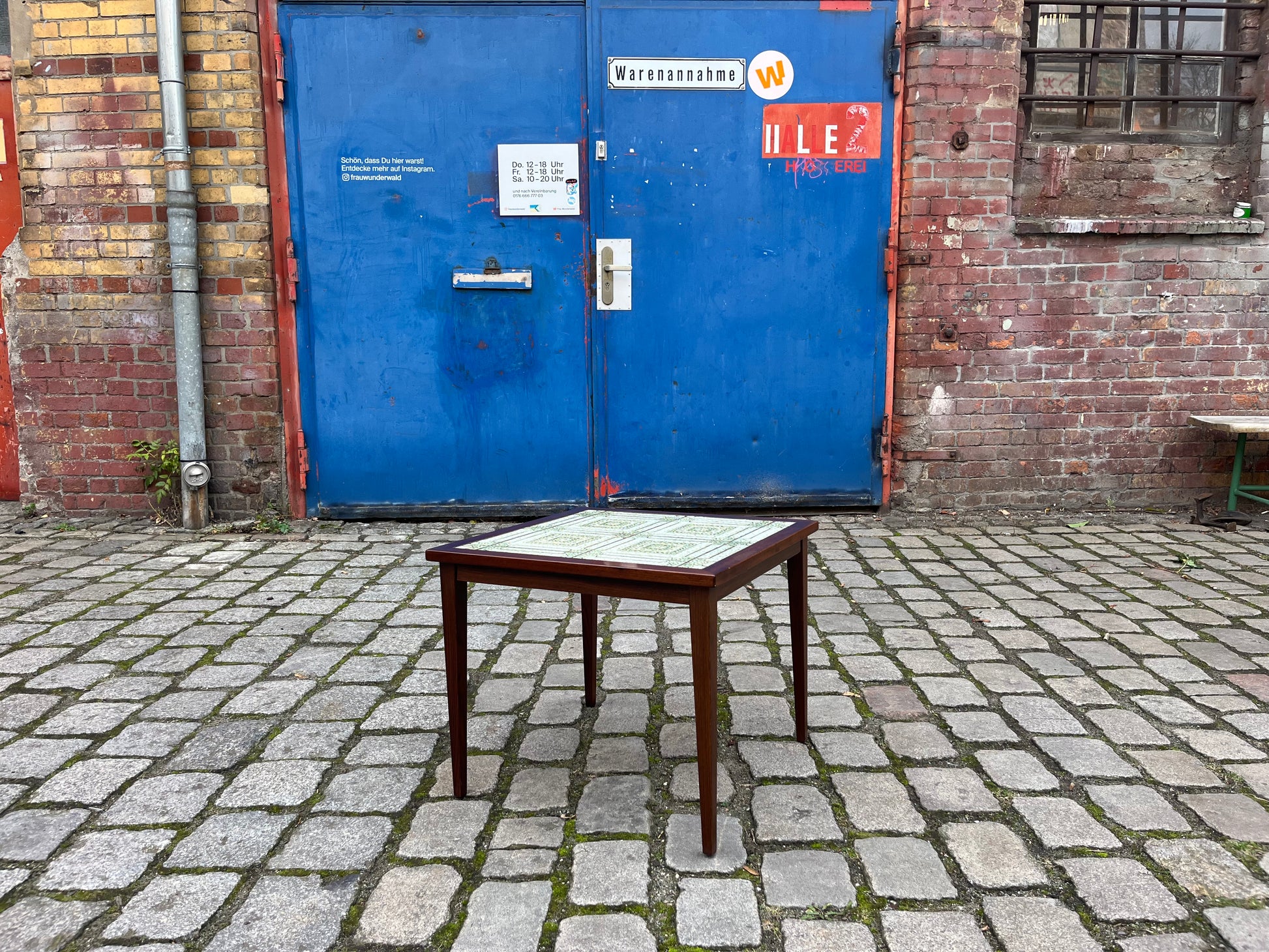 Beistelltisch Fliesen Palisander aus Dänemark von Kvalitet, Form & Funktion