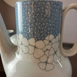 Set: Kaffeeservice Kiruna Garden weiß blau von Thomas