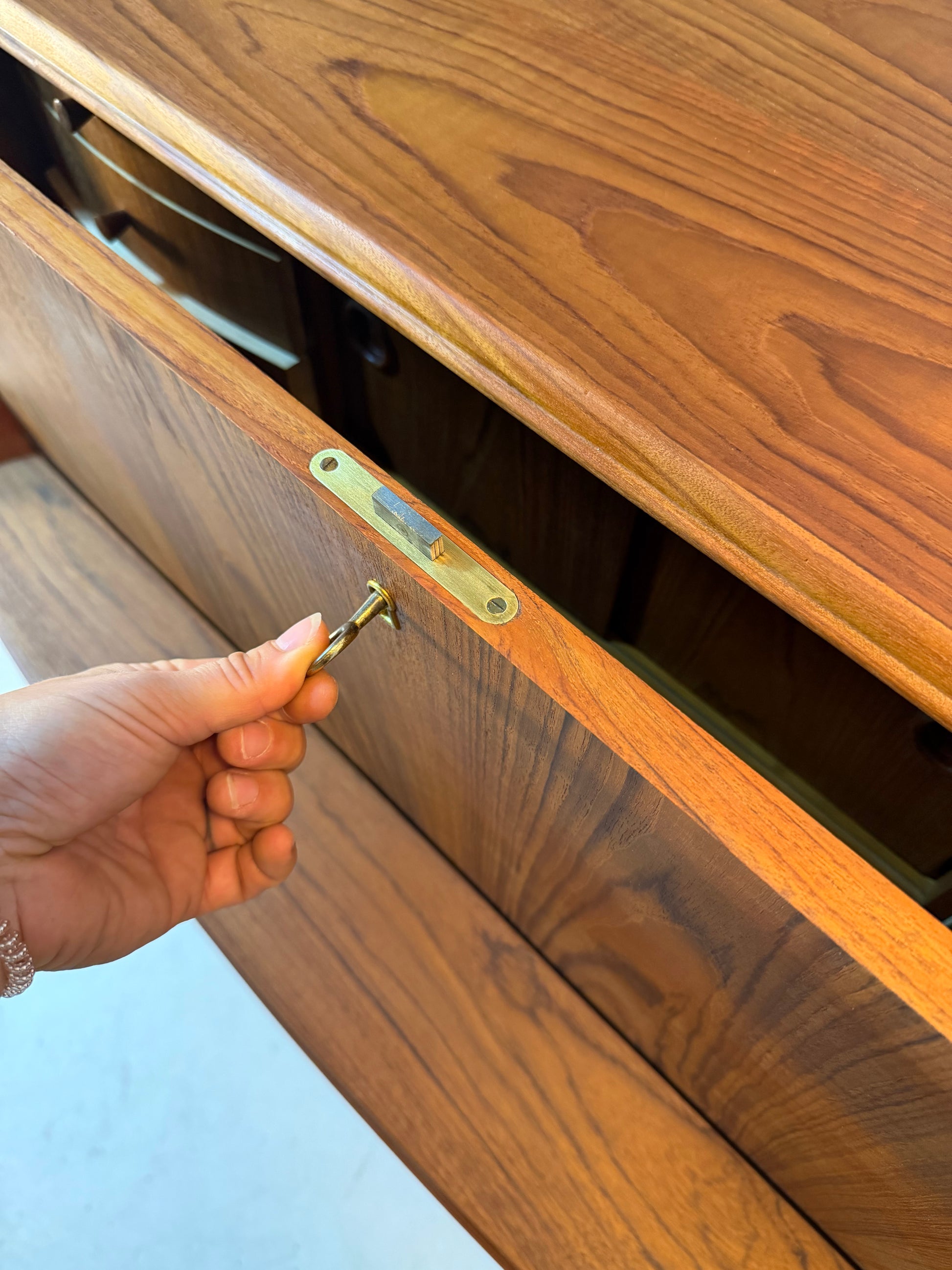 Sekretär Teak aus Dänemark