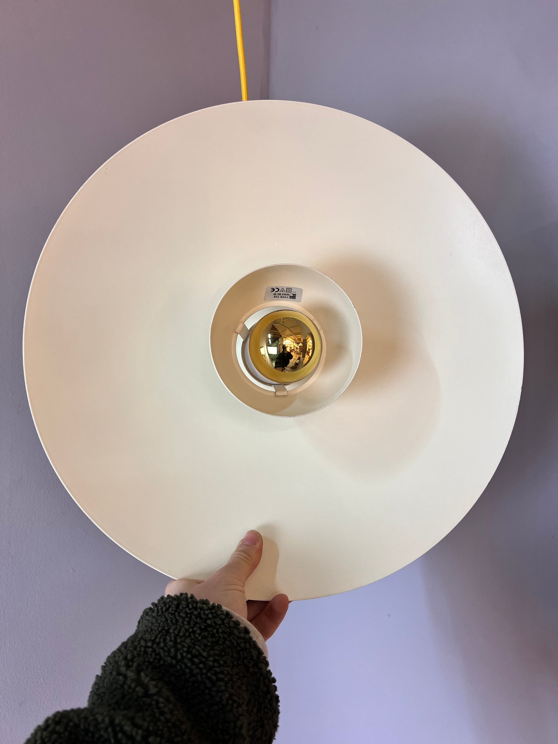 Horn Typ 733 gelb weiß neu lackiert von Horn