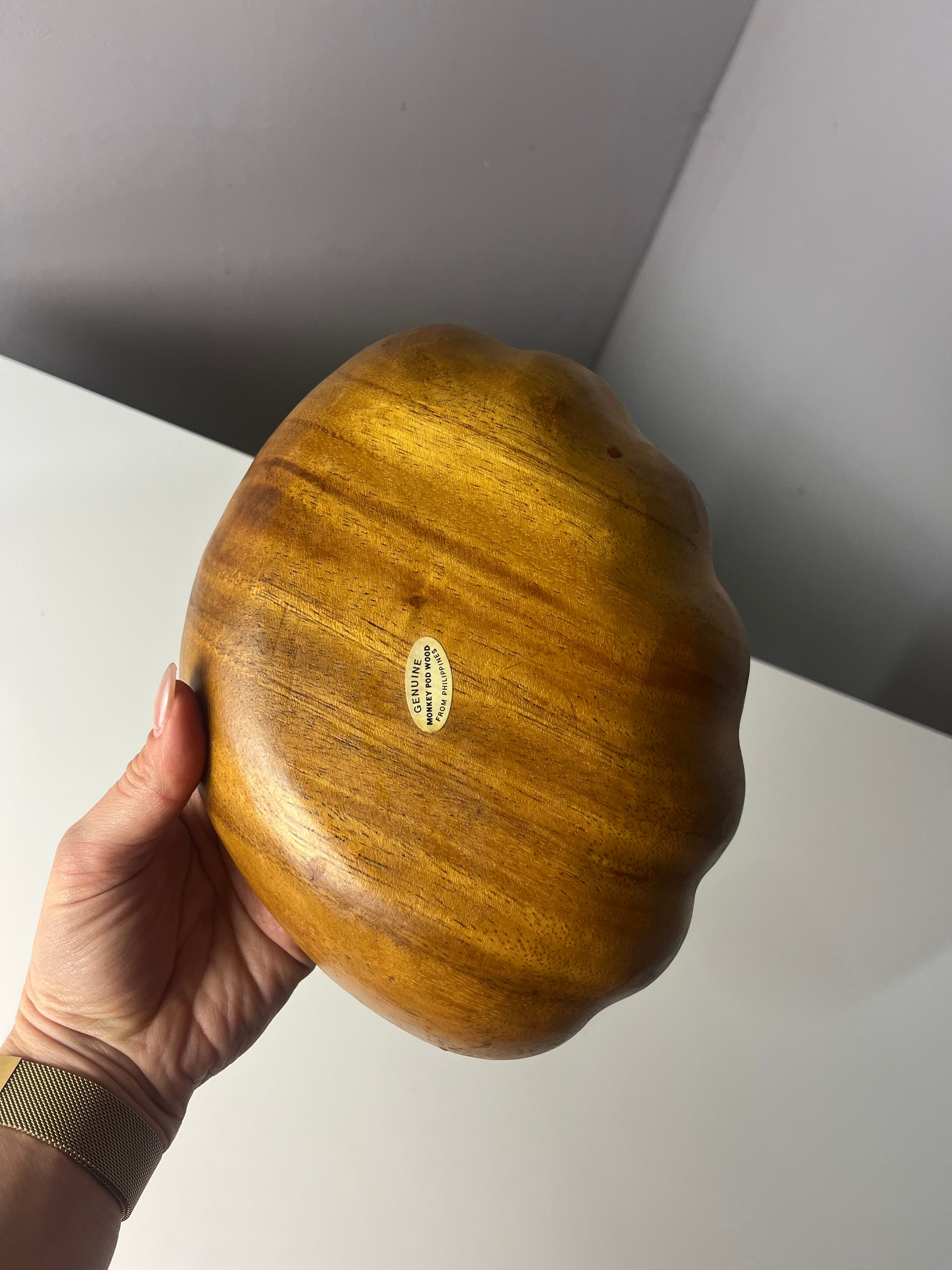 Schale Monkey Pod Wood aus den Philippinen