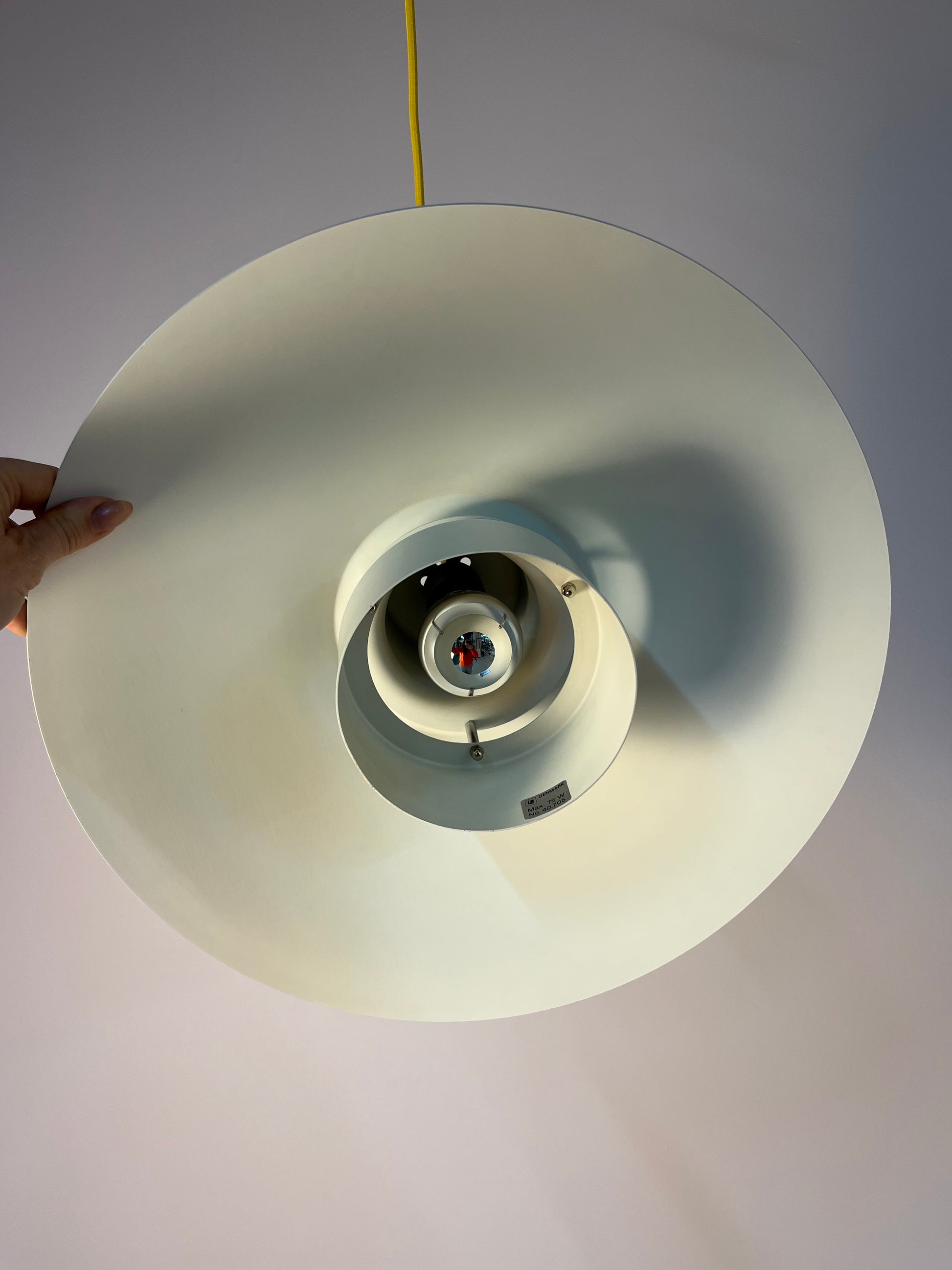 Lamellenlampe weiß von Lyskær Belysning