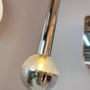 Hängelampe Big Globe Chrom 39 cm von Motoko Ishii für STAFF