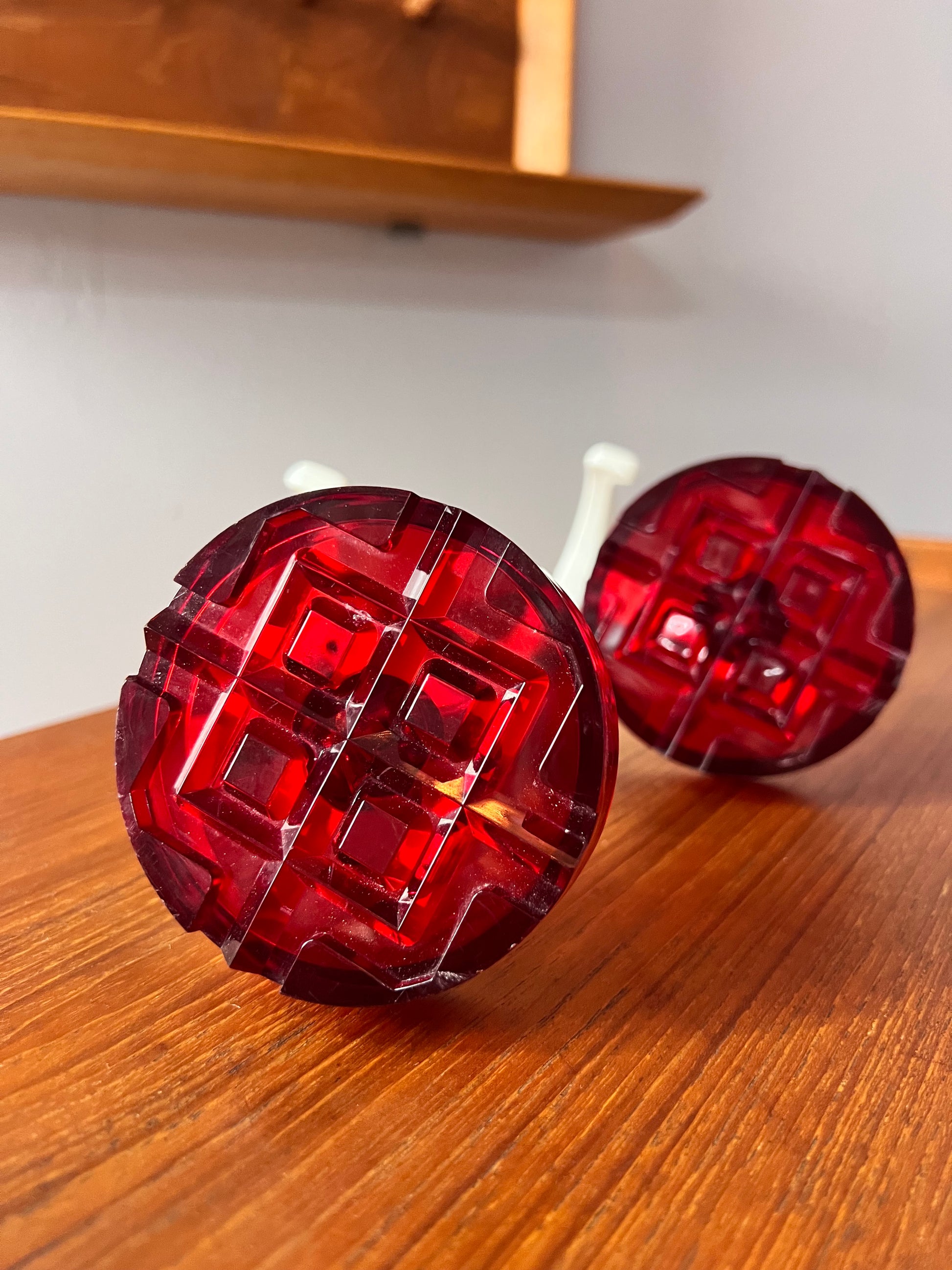 Set Kleiderhaken rot