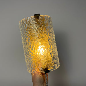 Wandlampe Glas Messing von Orrefors