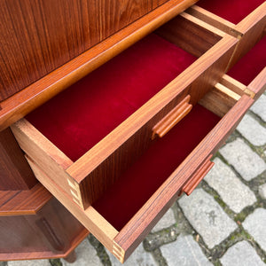 Eckschrank Teak von Aulum Møbelfabrik