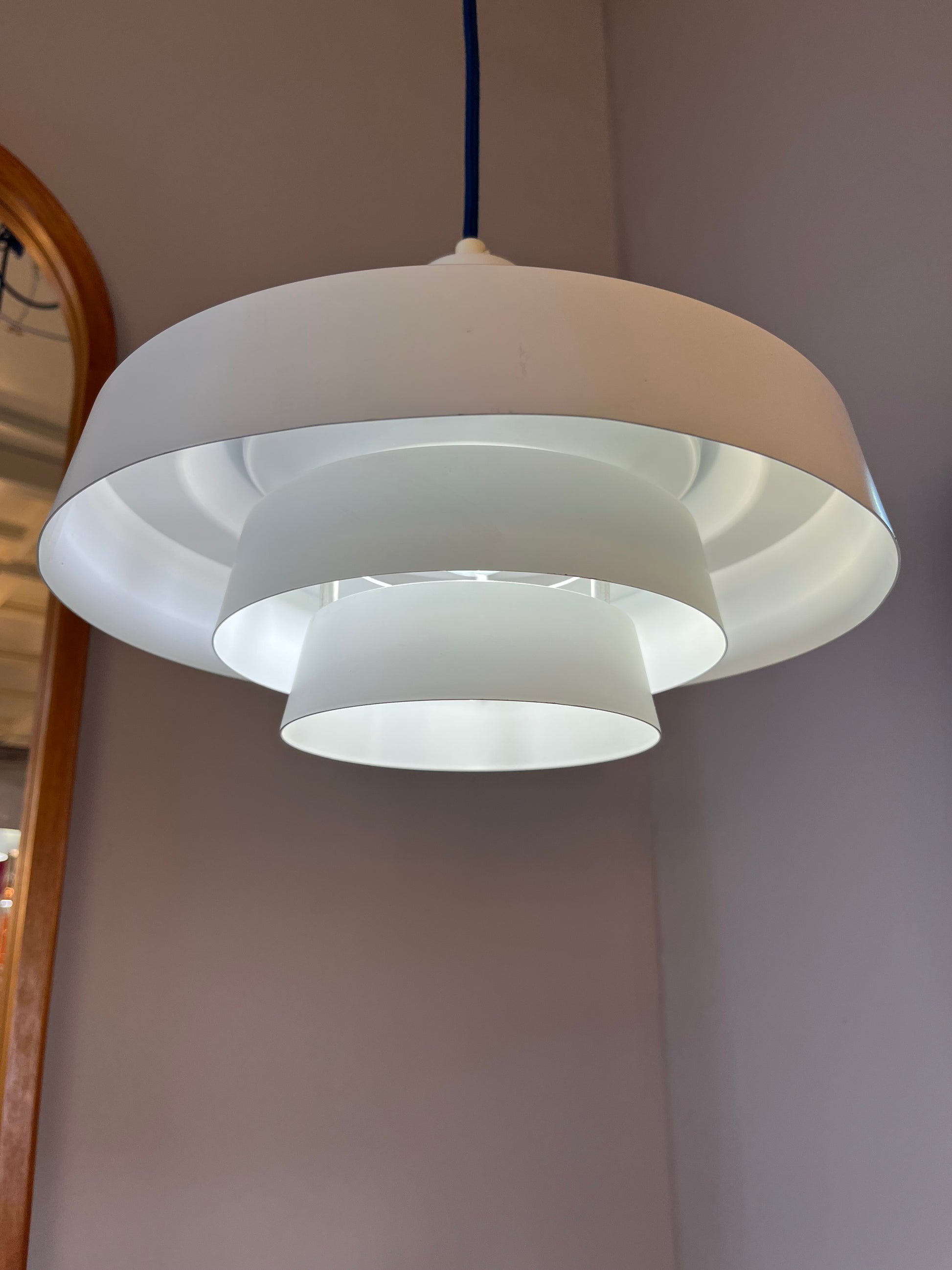 Lamellenlampe weiß von Super Light Dänemark