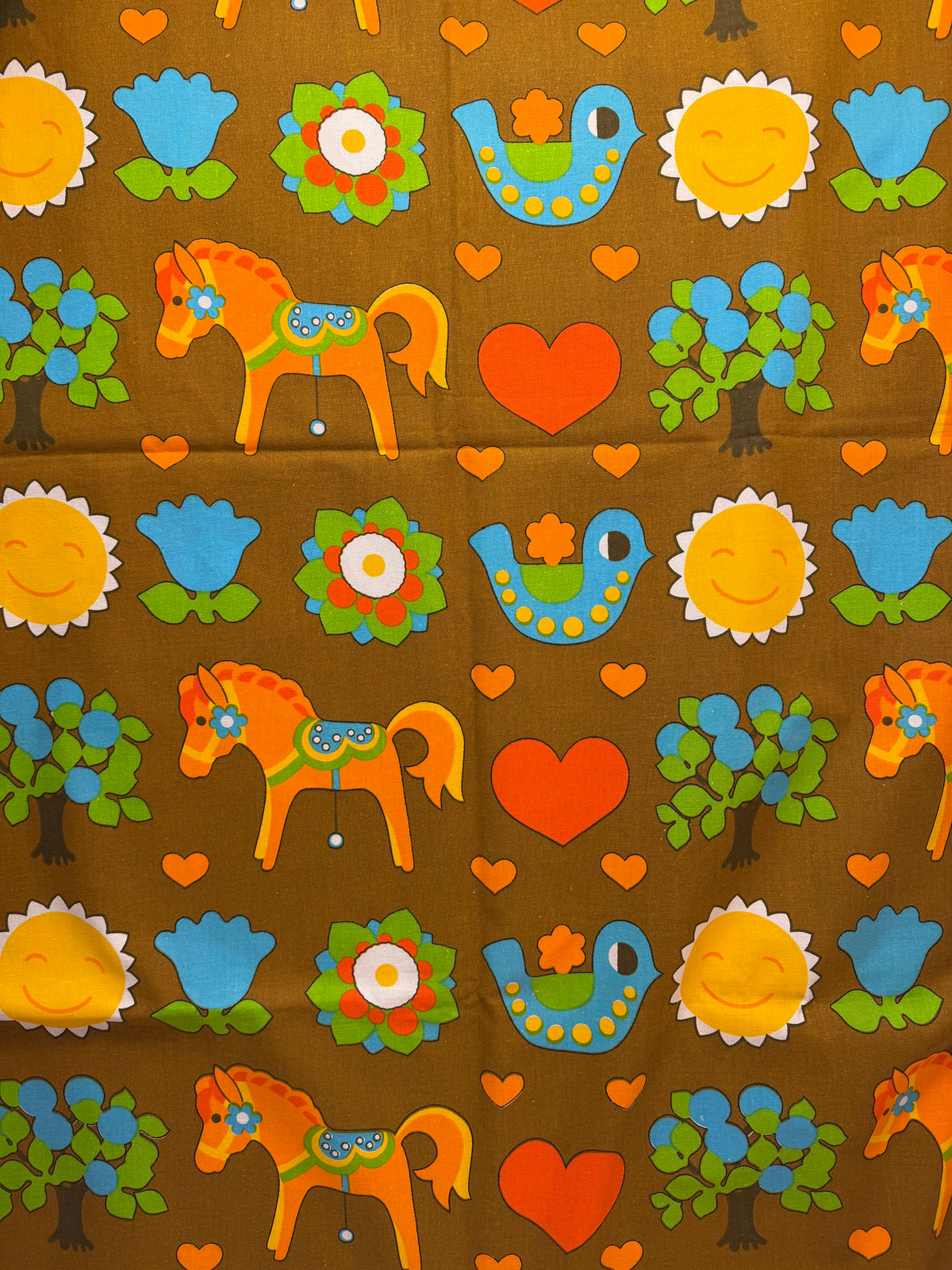 Stoff mit Kindermotiv 125 x 125 cm von dekoplus