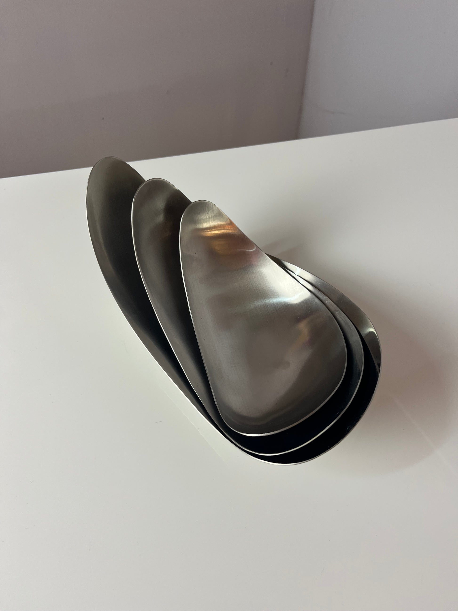 Set: Servierschalen Leaf von Helle Damkjær für Georg Jensen