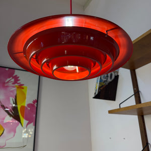Lamellenlampe rot aus Dänemark