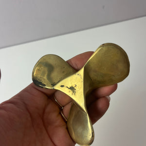 Kerzenständer Schiffsschraube Messing