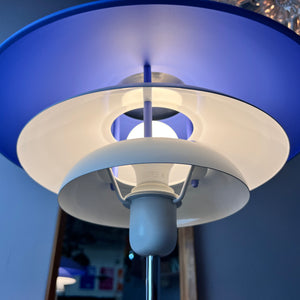 Lamellen-Tischlampe neu lackiert Dänemark