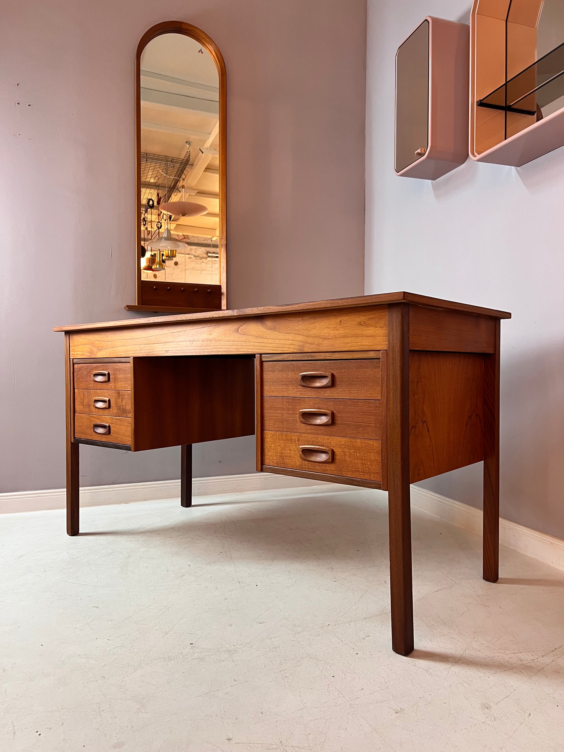Schreibtisch Teak aus Dänemark